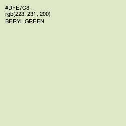 #DFE7C8 - Beryl Green Color Image